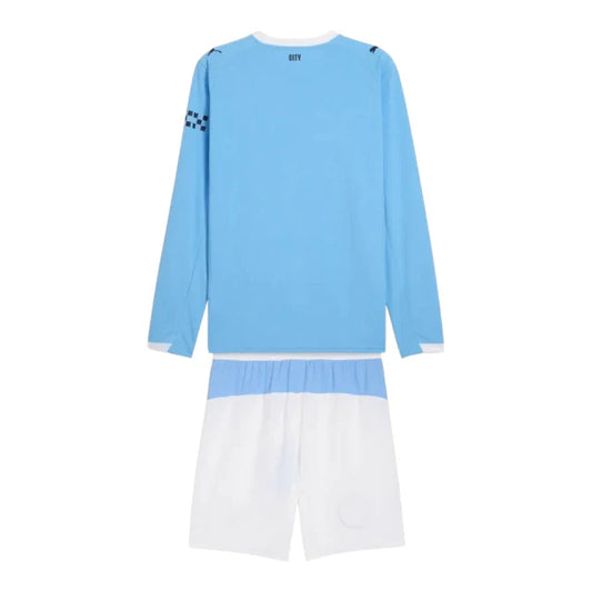 Conjunto Infantil Manchester City Manga Larga 25-26 - Home