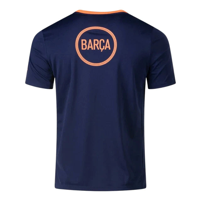 Barcelona 25/26 Pre-Match Shirt (Blue/Orange)
