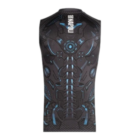 Napoli 25/26 Sleeveless Training Shirt (Blue/Grey)