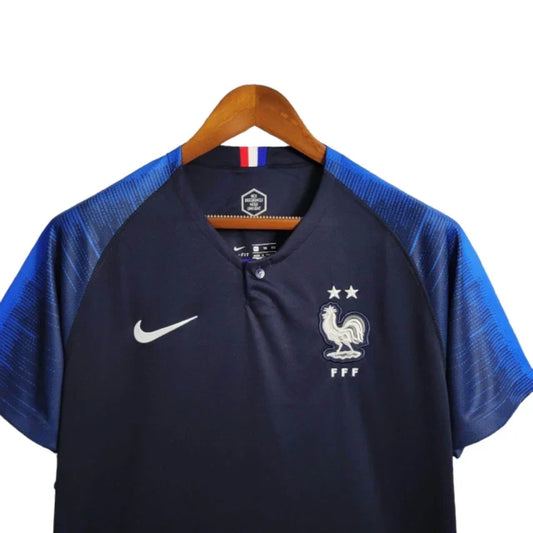 Retro Seleção da França Copa do Mundo 2018 - Home