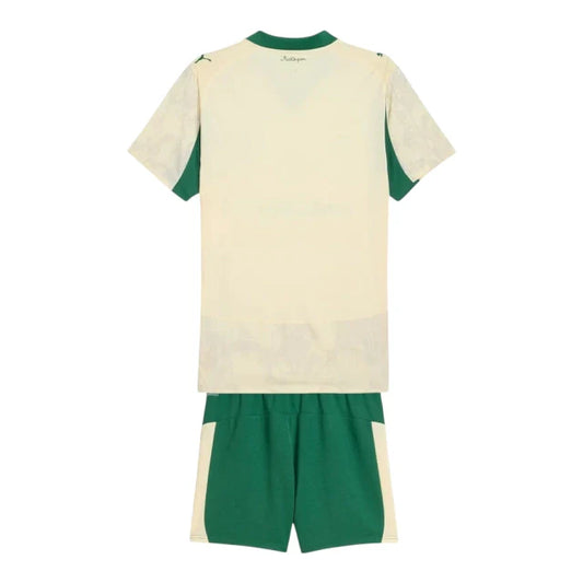 Kids Palmeiras 25/26 Club World Cup Special Edition Goalkeeper Kit (Green/Beige)