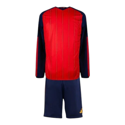Conjunto Infantil Seleção Espanha Manga Larga 26-27 - Home