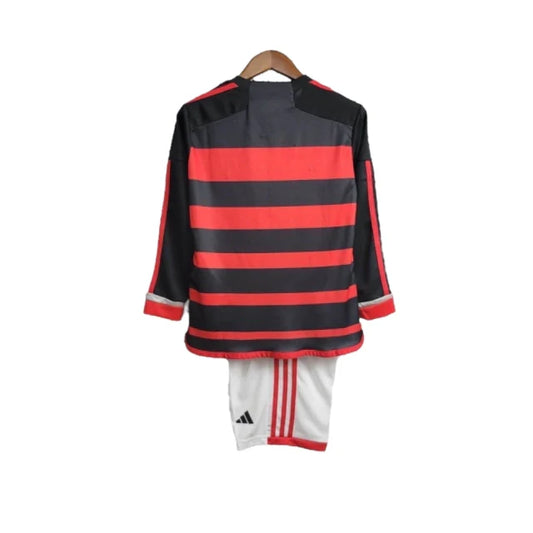 Conjunto Infantil Flamengo Manga Larga 24-25 - Home