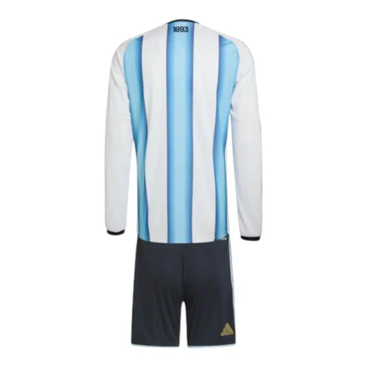 Conjunto Infantil Seleção Argentina Manga Larga 26-27 - Home