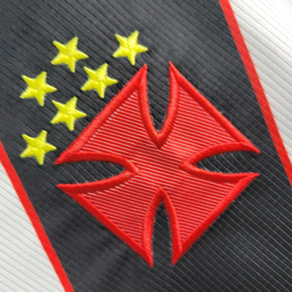 Vasco da Gama 2000 Home Retro Shirt (Red/Black/Yellow)