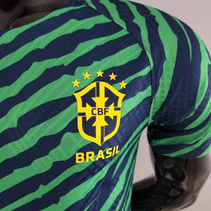 Brazil 2022 Pre-Match Shirt - Player Version