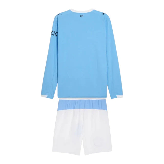 Conjunto Infantil Manchester City Manga Larga 25-26 - Home