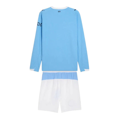 Conjunto Infantil Manchester City Manga Larga 25-26 - Home