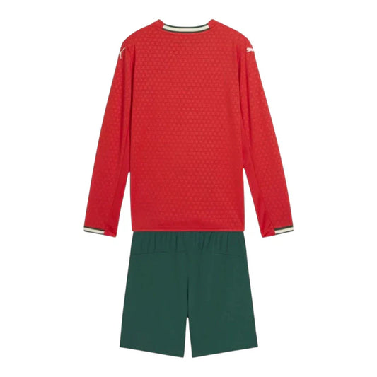 Conjunto Infantil Seleção Portugal Manga Larga 25-26 - Home