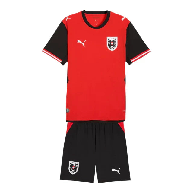 Conjunto Infantil Seleção Áustria 26-27 - Home