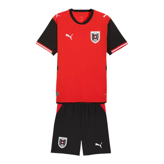 Conjunto Infantil Seleção Áustria 26-27 - Home