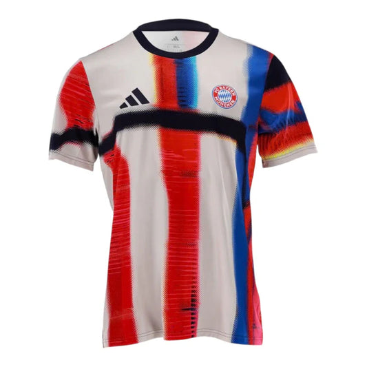 Bayern de Munique 25/26 Pre-Match Shirt (Red/Blue)