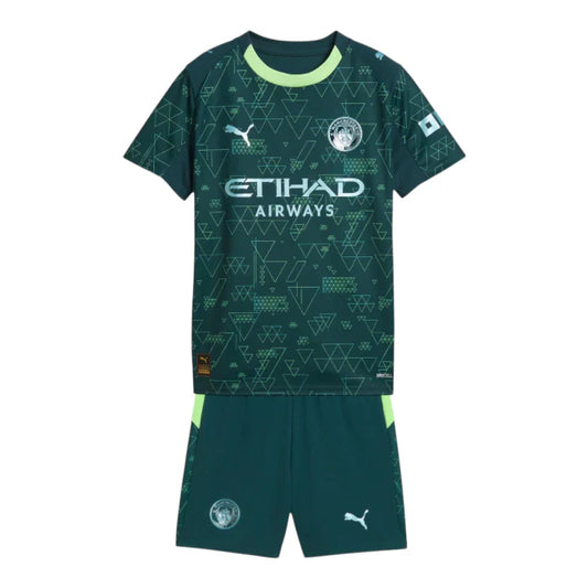 Conjunto Infantil Manchester City 25-26 - Fourth
