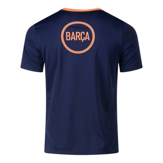 Barcelona 25/26 Pre-Match Shirt (Blue/Orange)