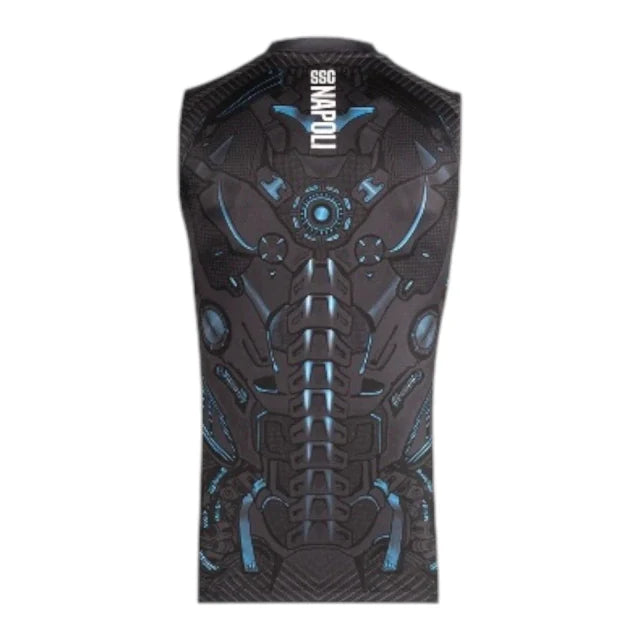 Napoli 25/26 Sleeveless Training Shirt (Blue/Grey)