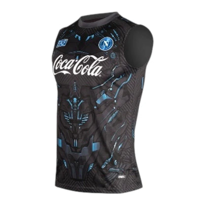Napoli 25/26 Sleeveless Training Shirt (Blue/Grey)