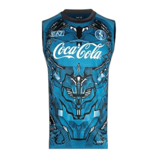 Napoli 25/26 Sleeveless Training Shirt (Blue)