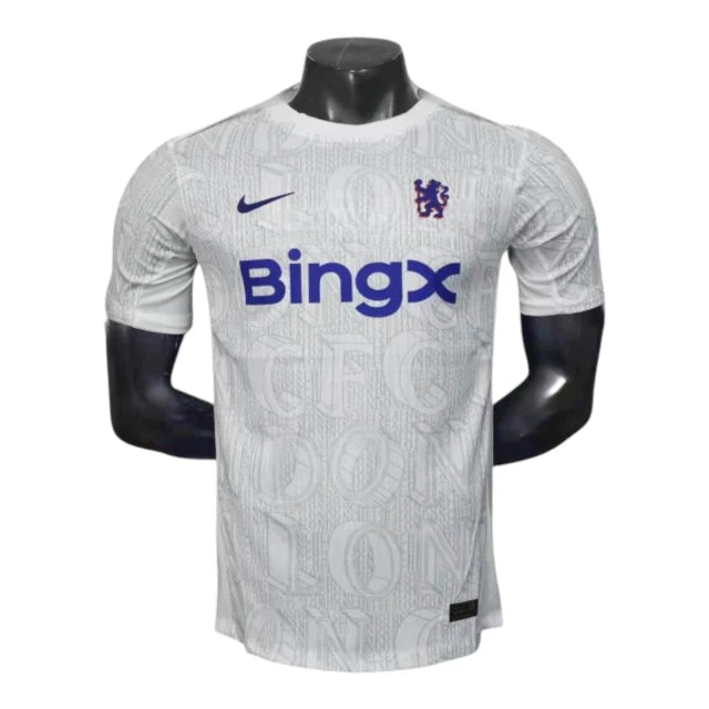 Chelsea 25/26 Pre-Match Shirt - Player Version (Grey)