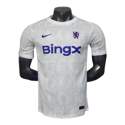 Chelsea 25/26 Pre-Match Shirt - Player Version (Grey)