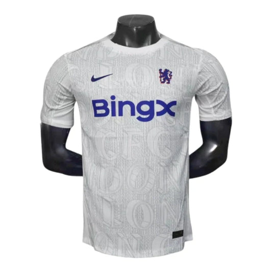 Chelsea 25/26 Pre-Match Shirt - Player Version (Grey)