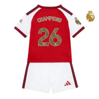Kids Arsenal “Champions 26” Home Kit