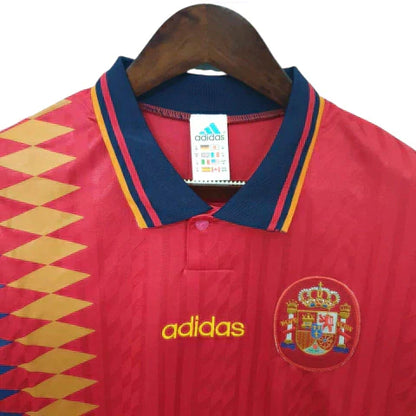 Retro Seleção da Espanha 1994 - Home