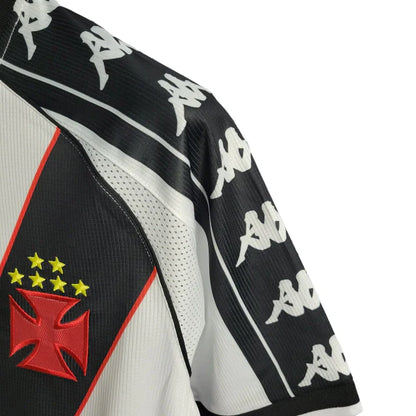 Vasco da Gama 2000 Home Retro Shirt (Red/Black/Yellow)