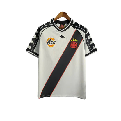 Vasco da Gama 2000 Home Retro Shirt (Red/Black/Yellow)