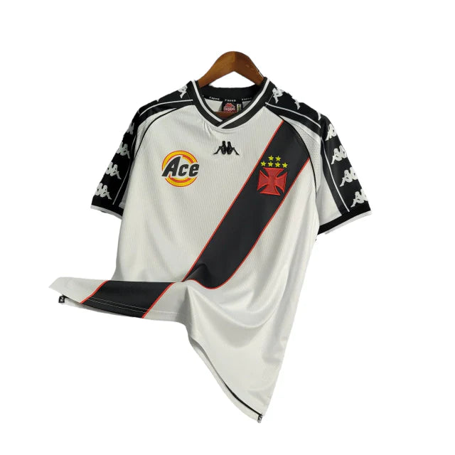 Vasco da Gama 2000 Home Retro Shirt (Red/Black/Yellow)