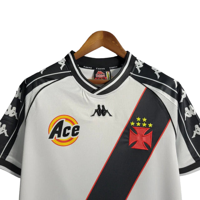 Vasco da Gama 2000 Home Retro Shirt (Red/Black/Yellow)
