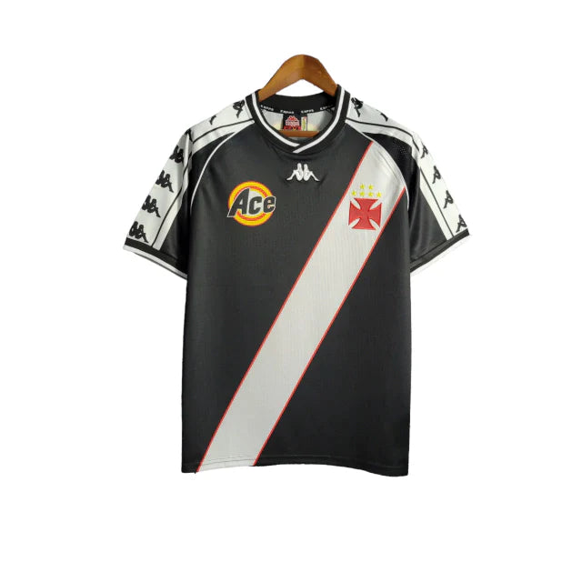 Vasco da Gama 2000 Home Retro Shirt (Red/Yellow)