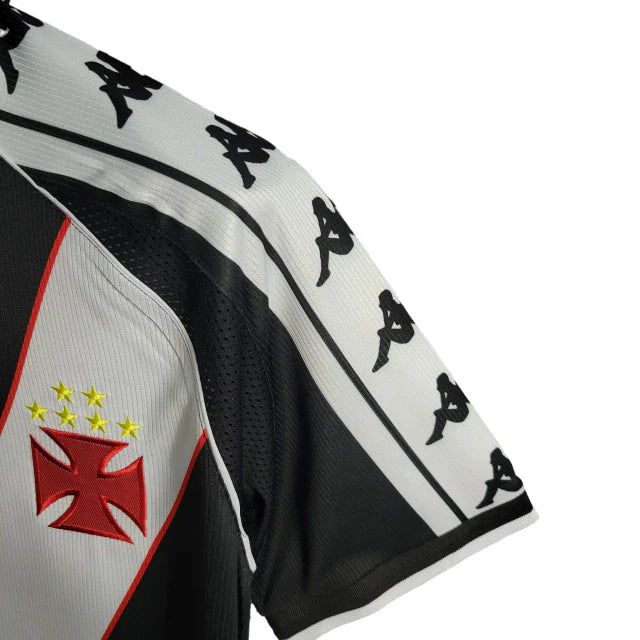 Vasco da Gama 2000 Home Retro Shirt (Red/Yellow)