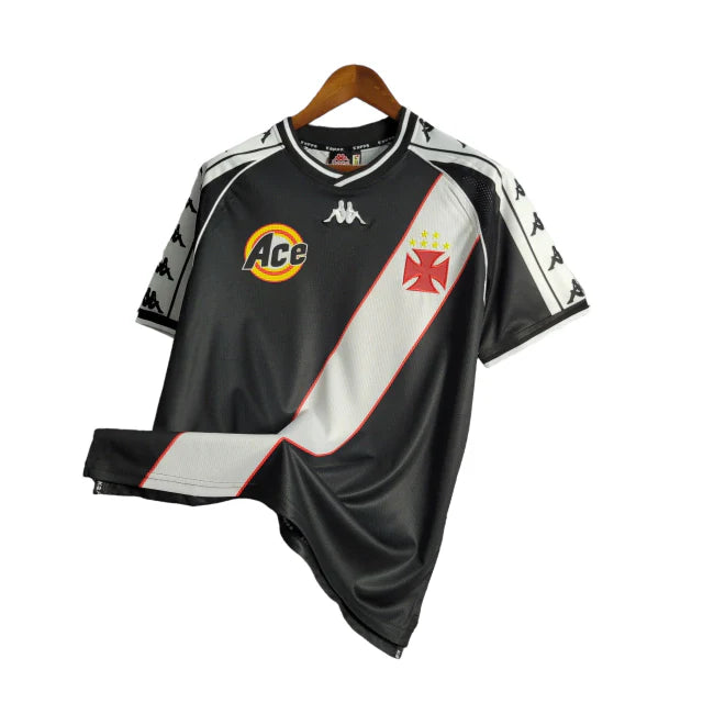 Vasco da Gama 2000 Home Retro Shirt (Red/Yellow)