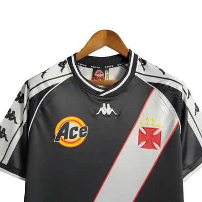 Vasco da Gama 2000 Home Retro Shirt (Red/Yellow)
