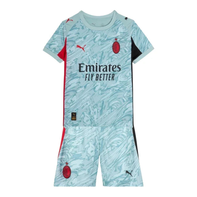 Conjunto Infantil AC Milan Portero 25-26 - Home