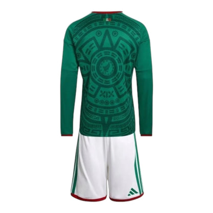 Kids Mexico 26/27 Long-Sleeve Home Kit