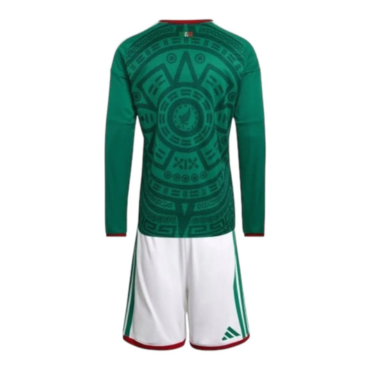 Kids Mexico 26/27 Long-Sleeve Home Kit