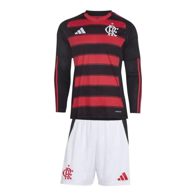 Conjunto Infantil Flamengo Manga Larga 25-26 - Home