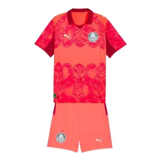 Kids Palmeiras 25/26 Club World Cup Special Edition Goalkeeper Kit (Orange)