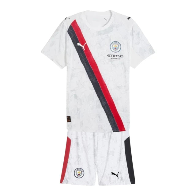 Conjunto Infantil Manchester City 25-26 - Edición Especial Especial Mundial de Clubes