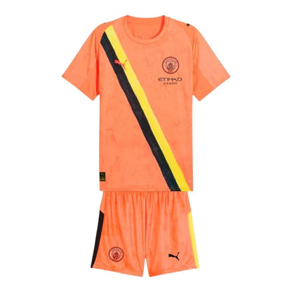Conjunto Infantil Manchester City Portero 25-26 - Away Edición Especial Especial Mundial de Clubes
