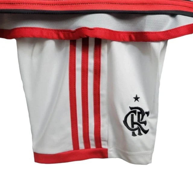 Conjunto Infantil Flamengo Manga Larga 24-25 - Home