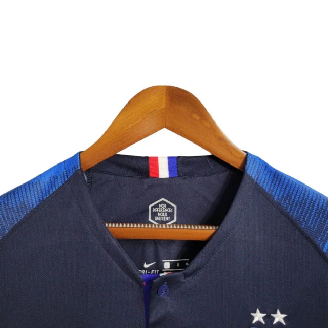 Retro Seleção da França Copa do Mundo 2018 - Home