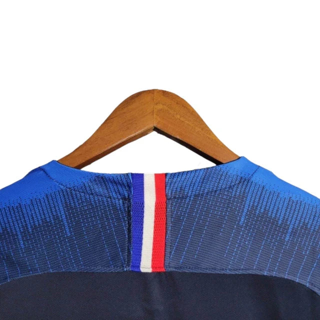 Retro Seleção da França Copa do Mundo 2018 - Home