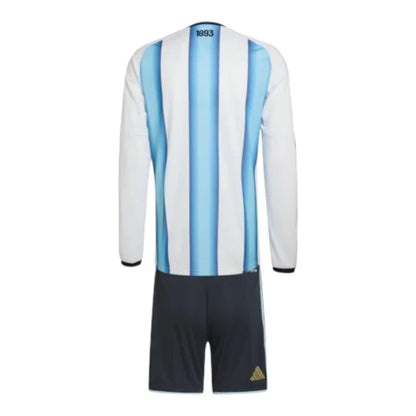 Conjunto Infantil Seleção Argentina Manga Larga 26-27 - Home