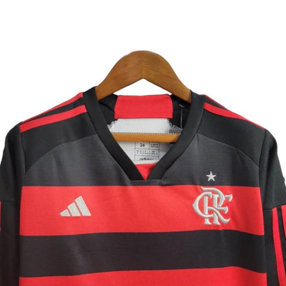 Conjunto Infantil Flamengo Manga Larga 24-25 - Home