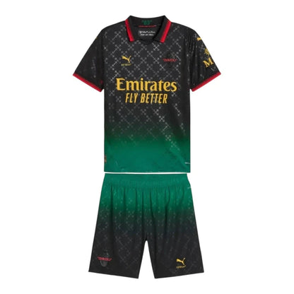 Kids AC Milan 25/26 Special Edition Kit (Black/Green)