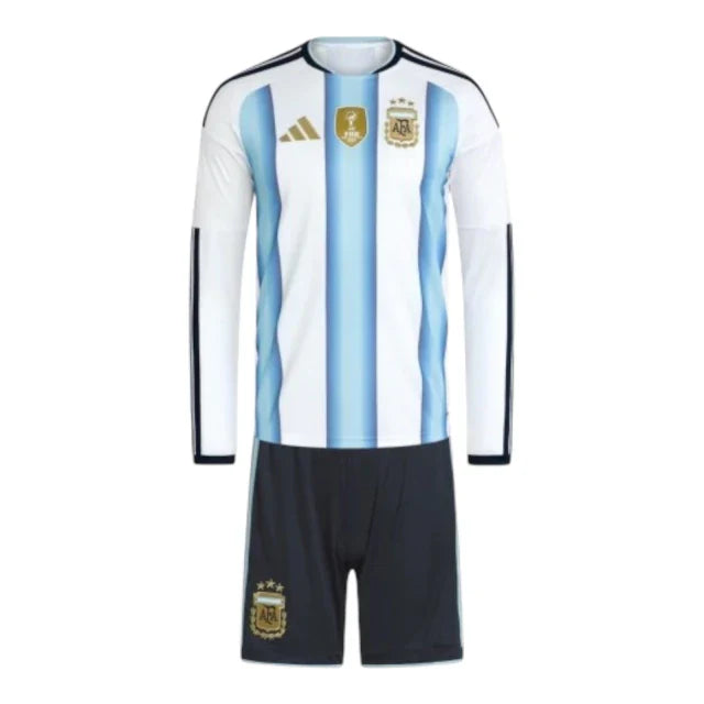 Conjunto Infantil Seleção Argentina Manga Larga 26-27 - Home