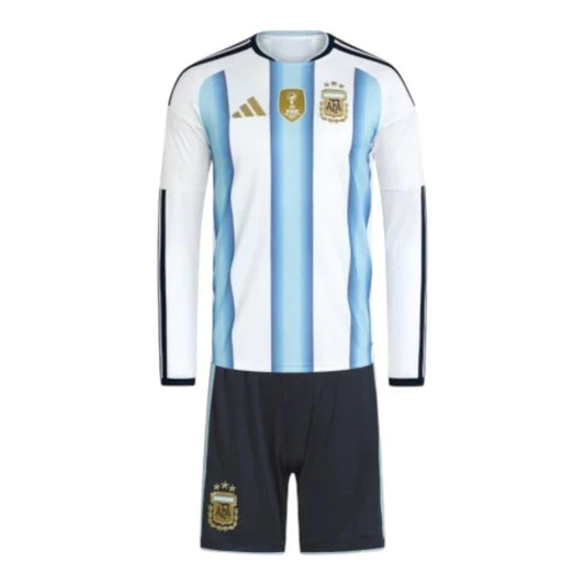 Conjunto Infantil Seleção Argentina Manga Larga 26-27 - Home