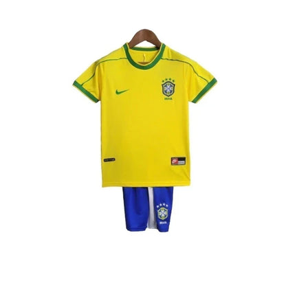 Brazil 1998 Home Retro Shirt